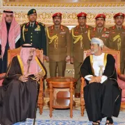 Le roi Salman et le sultan Haitham bin Tariq Al Said