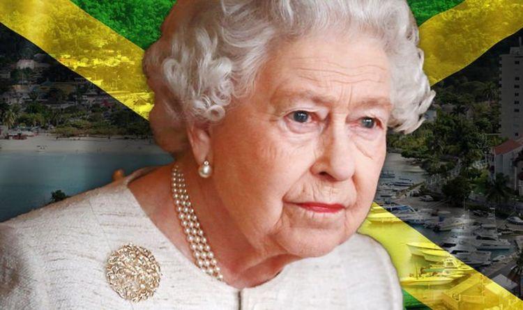 La reine Elizabeth , souveraine de Jamaïque