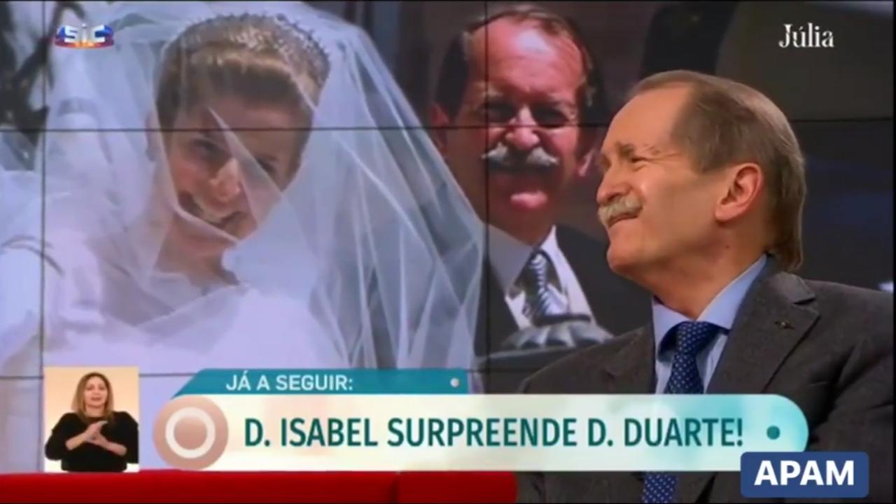 Mariage en 1995 du prétendant au trône du Portugal