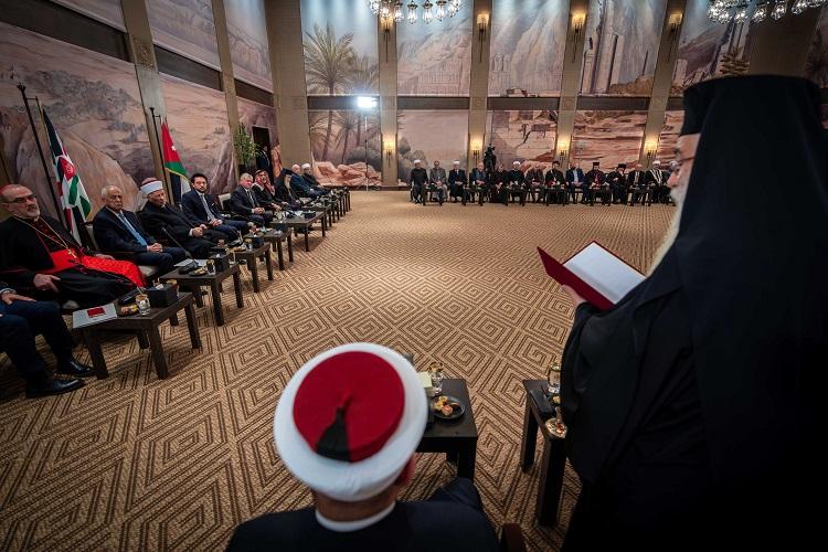 Le roi Abdallah II reçoit les chefs religieux @twitter/photo/RHC/courtoisie