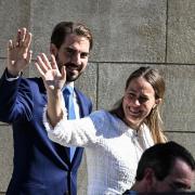 Philippos de Grèce et son épouse Nina Nastassja Flohr