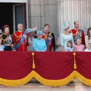 7793706456 la famille royale au balcon du palais de buckingham le 9 juin 2018