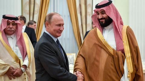 Mohammed Ben Salman et le président russe @Gettyimages