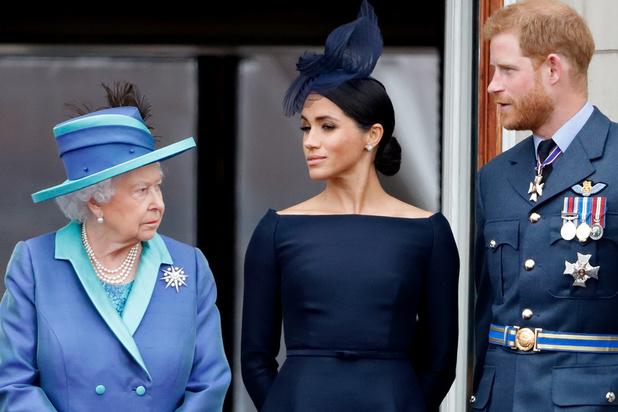 Elizabeth II, Meghan Markle et le prince Harry