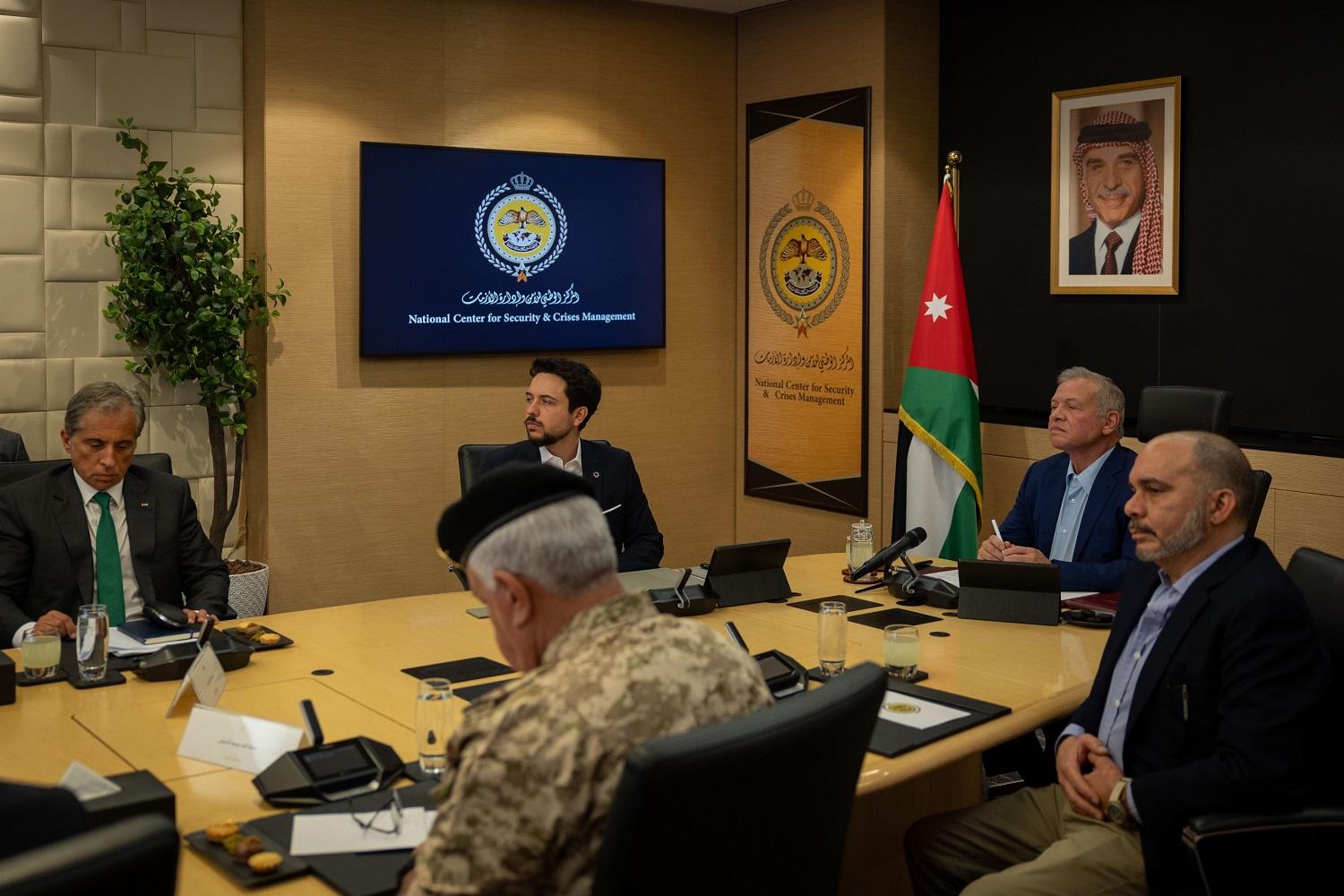 Abdallah II a réuni son cabinet de crise @RHC