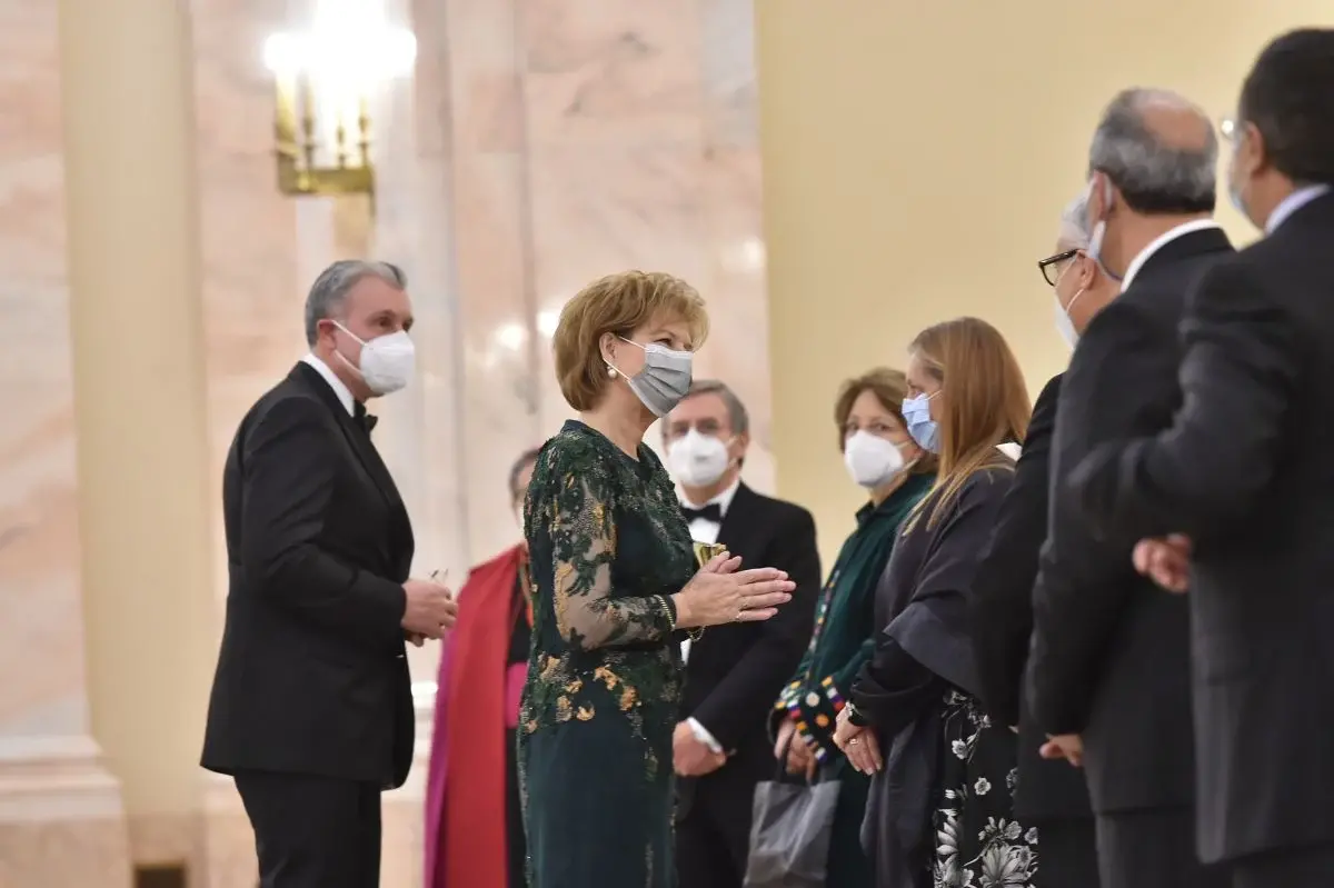 La princesse Margareta salue le corps diplomatique @Agerpres