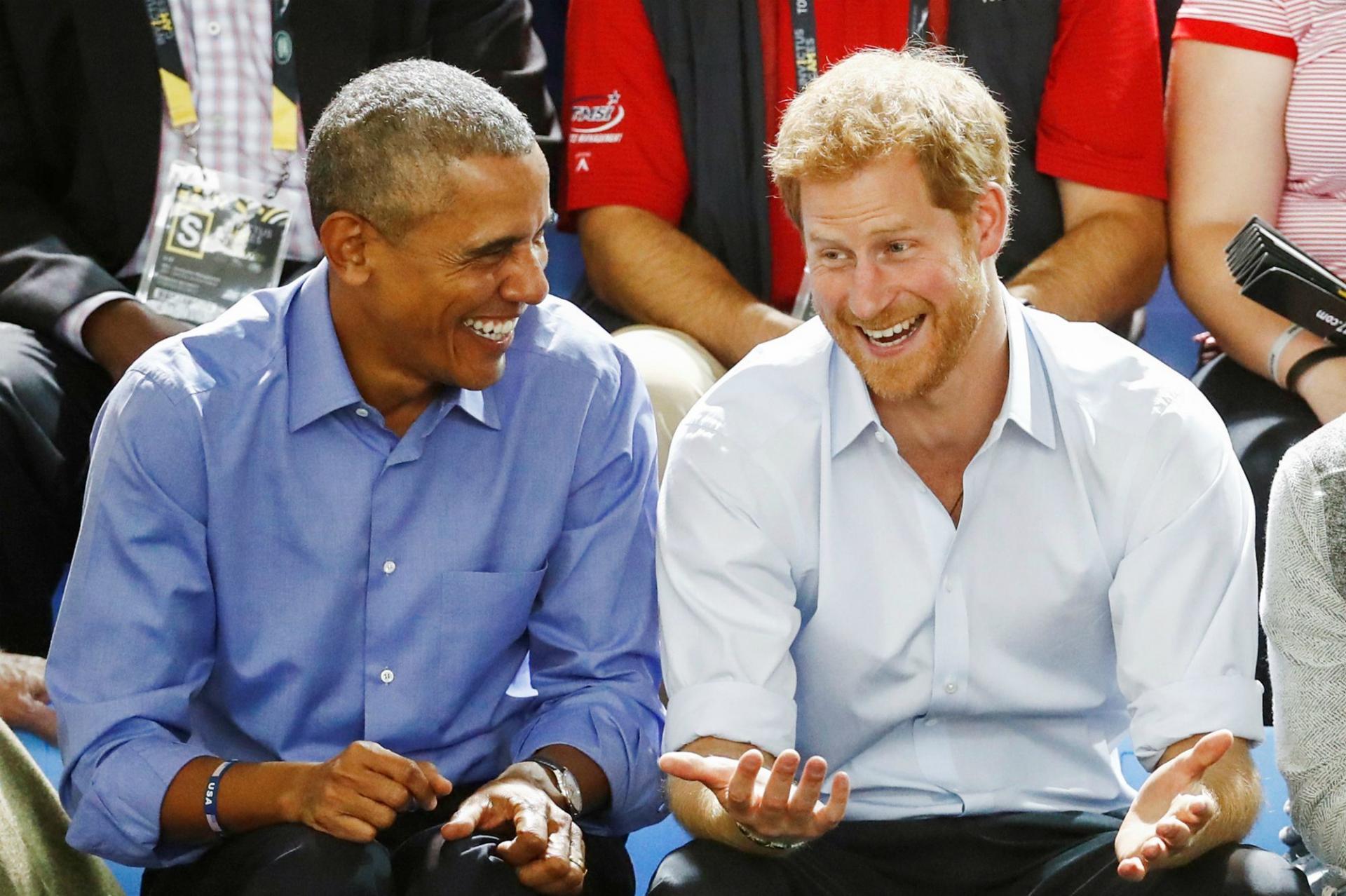 Barack obama et le prince harry