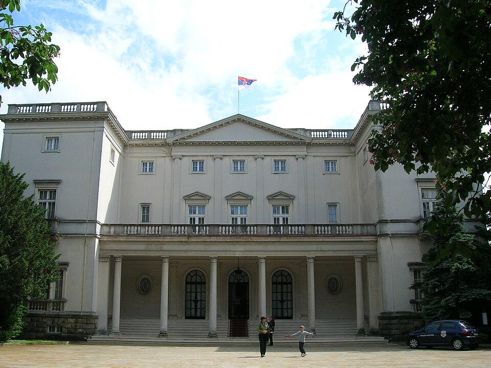 Le palais blanc de Belgrade @wikicommons/gMilanovac