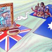Caricature humoristique sur l eventuelle secession de l australie
