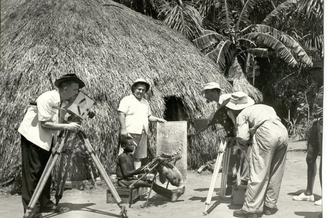 Colonisation belge tournage d un film