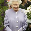 Elizabeth ii at a flower show