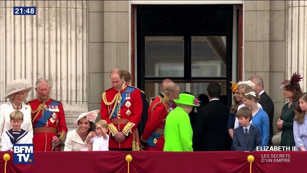 Famille royale au balcon de buckingham