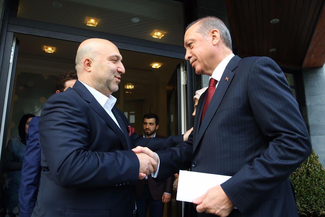 Rencontre entre Ohran Osmanoglu et le président Recep Erdogan