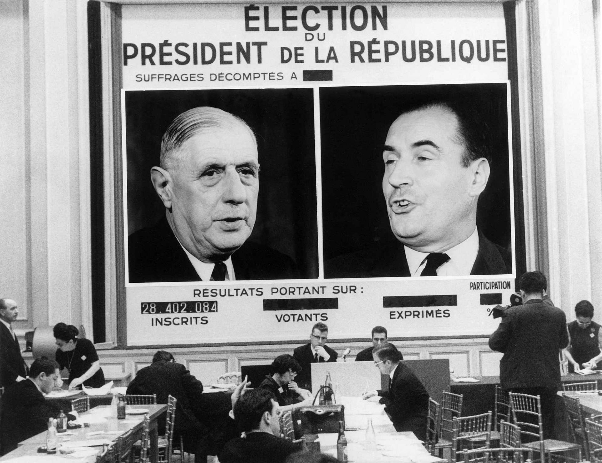 General gaulle elections de 1965