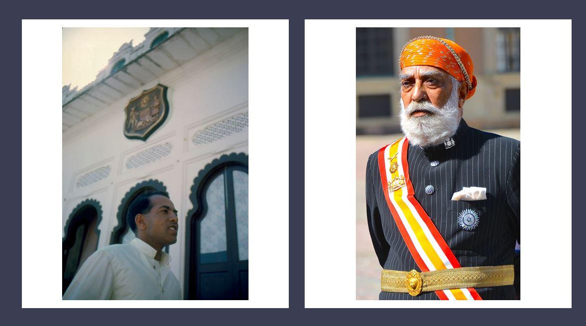 Les princes Bhagwat Singh Mewar (gche) et Arvind Singh Mewar (dr) @wikicommons/f.Fouganthin