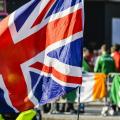 Drapeau britannique versus celui de l'Irlande