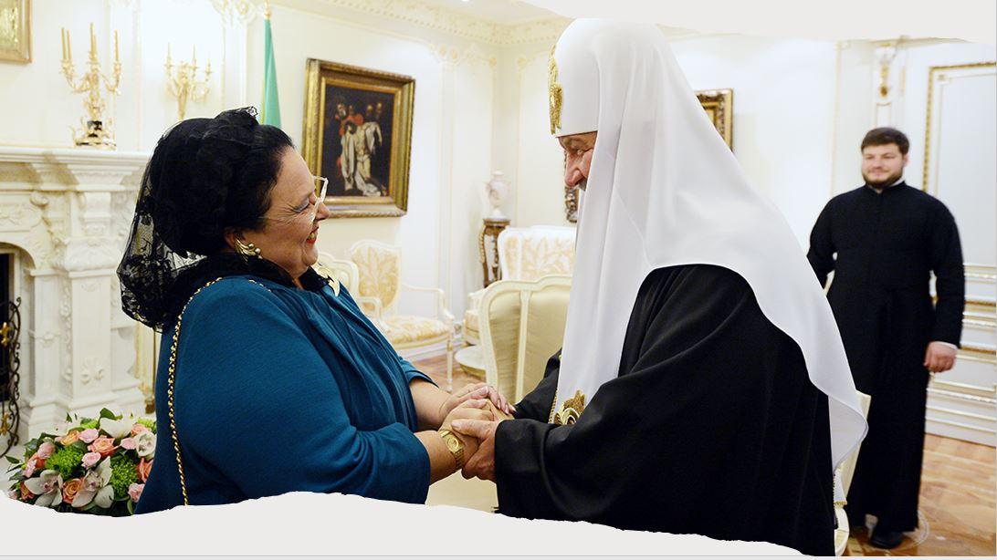 La grande duchesse Maria et le Patriarche kirill