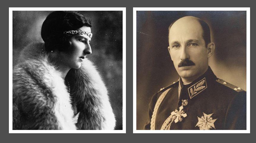 La reine Jeanne et le roi Boris III de Bulgarie