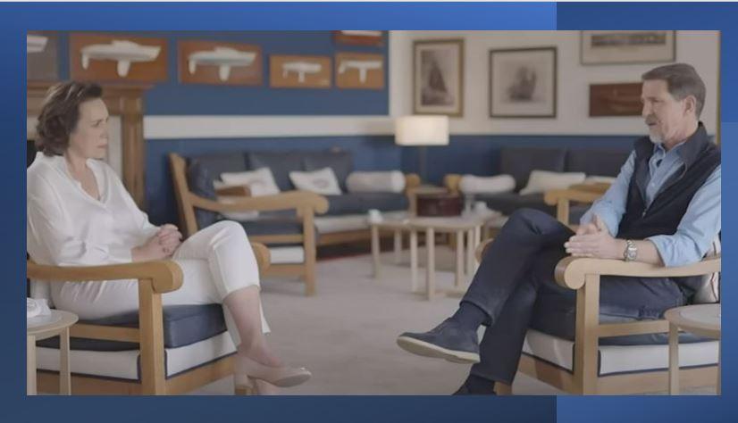 Le prince Paul de Grèce interviewé par ERT @screenshot/Youtube:ERT