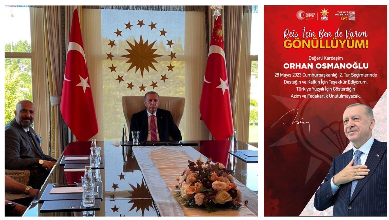 Le prince soutien Recep Erdogan @Twitter Ohran Osmanoglu