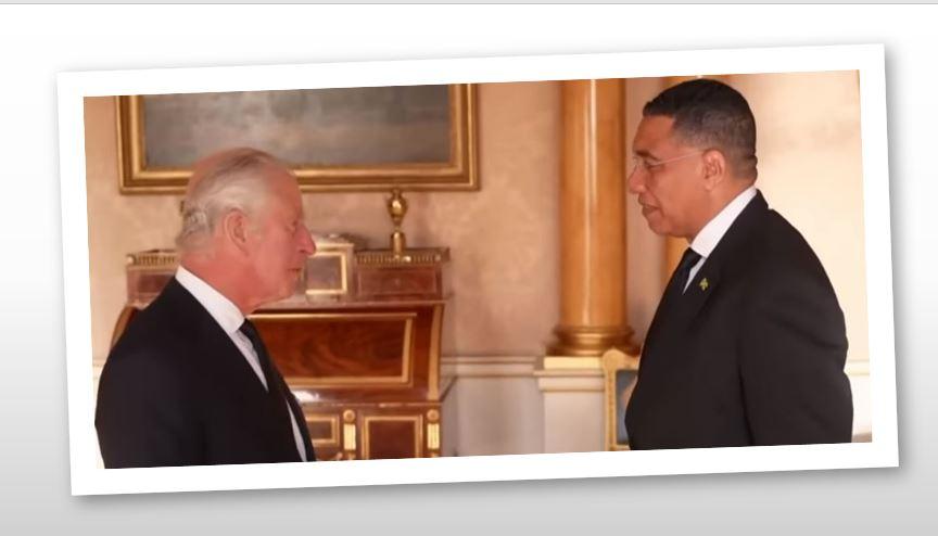 Le roi Charles III  et le Premier ministre Andrew Holness @ Youtube/globalnews