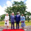 Le roi charles iii son epouse et le couple presidentiel kenyan photo twitter the royal family