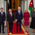 Le roi de jordanie aux usa avec joe biden photo rhc1