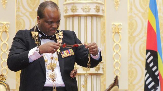 Le roi du swaziland Mswati III