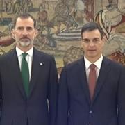 Le roi felipe vi et pedro sanchez you tube screenshot