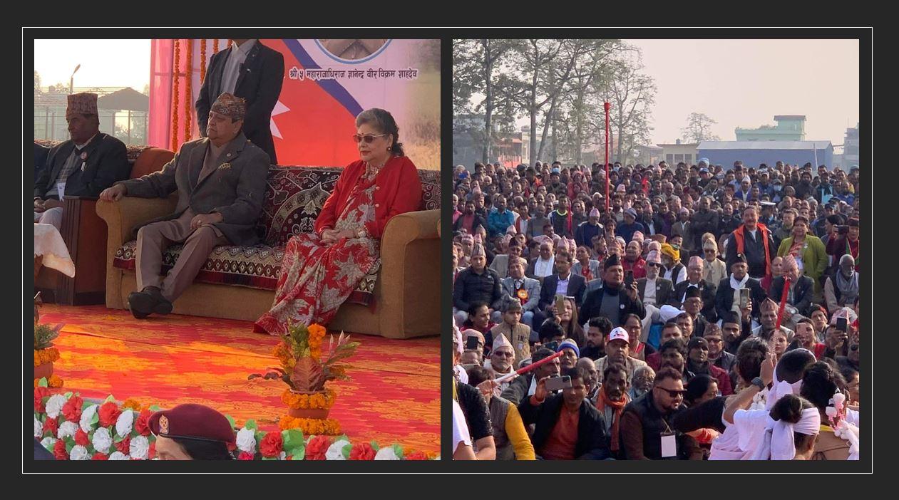 Le roi Gyanendra shah et son épouse@ Facebook/ The Royal family Nepal