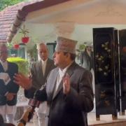 Le roi gyanendra shah screenshot twitter