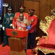 Le roi mswati iii ouvre le parlement photo eswaini gvt