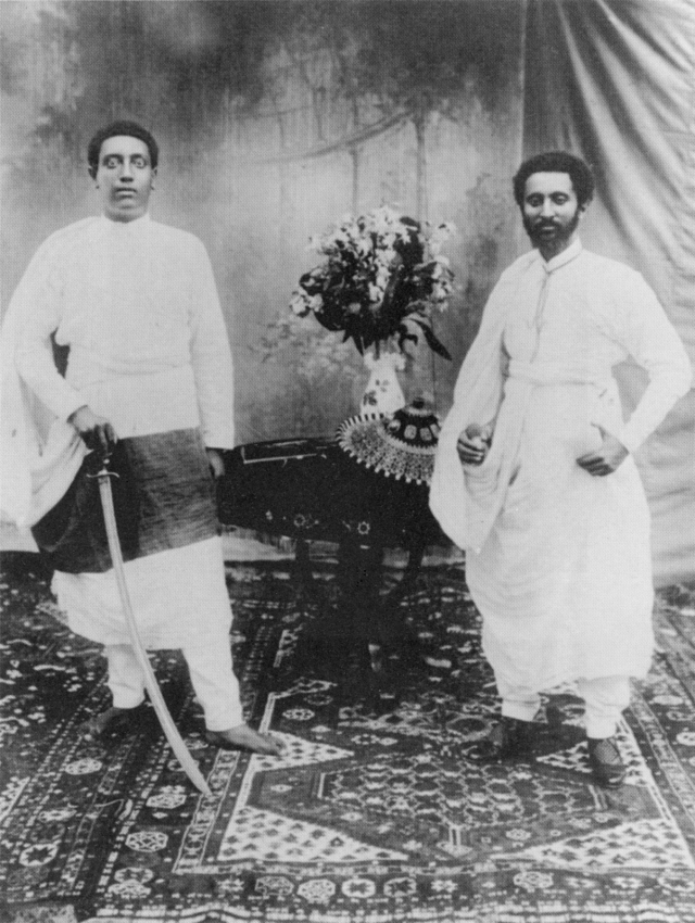 Lij iyasu avec ras makonnen tafari