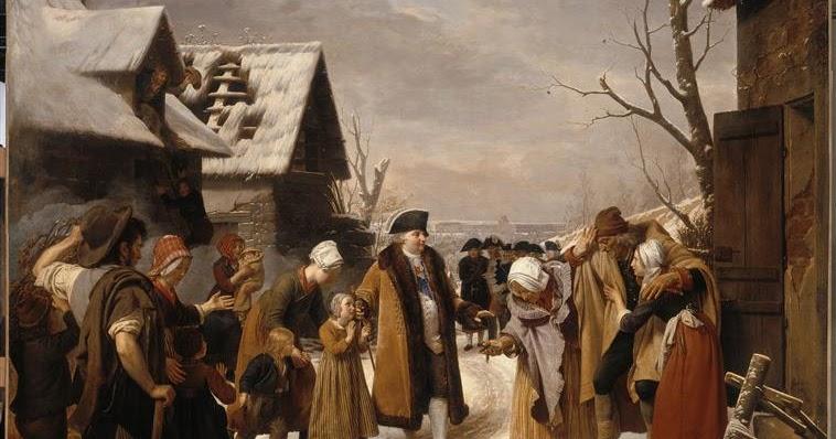 Louis XVI à la rencontre des français durant l'Hiver