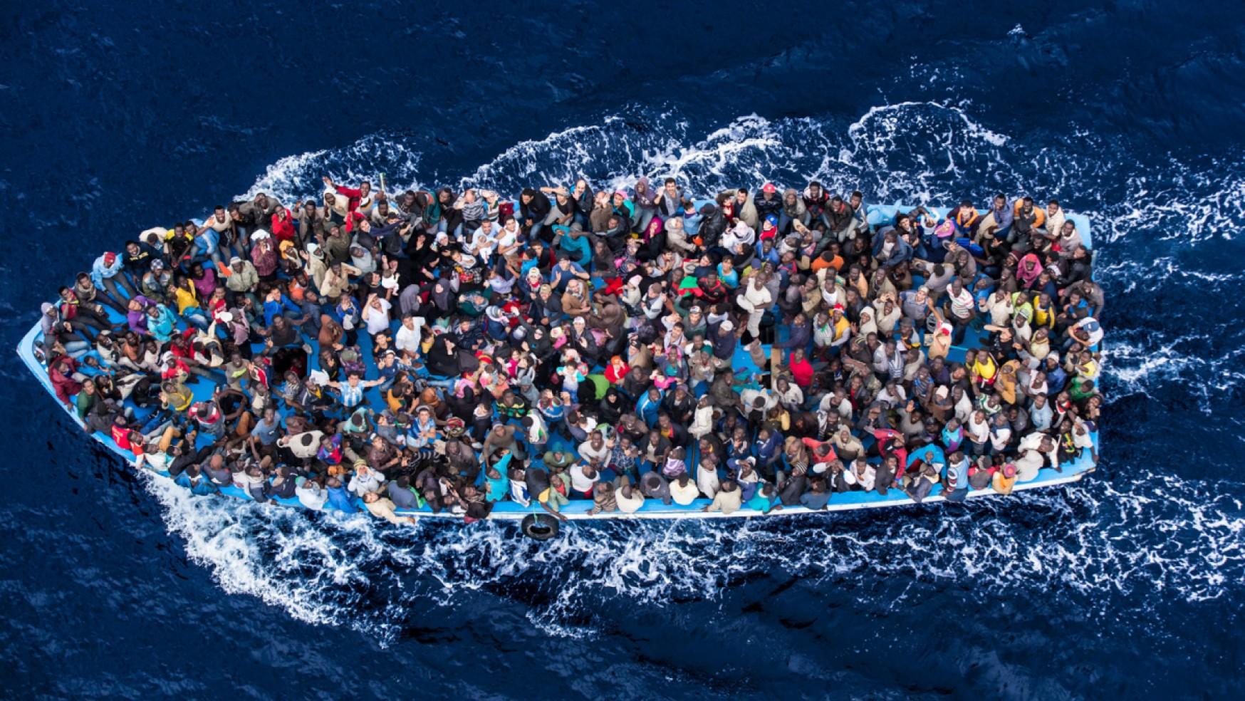 Migrants arrivant en europe