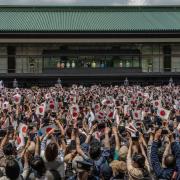 Les japonais acclament la famille impérial pour le nouvel an