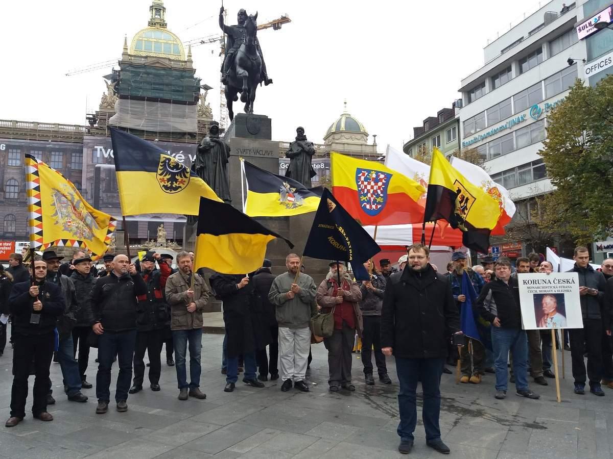 Partisans de la monarchie en republique tcheque