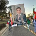 Photo satggin instgaram manifestation pro pahlavi usa