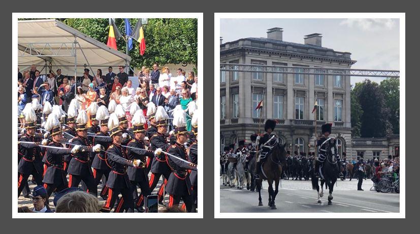 Parade militaire pour la fête nationale belge @Antoine Borighem