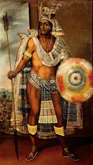 Portrait of montezuma ii