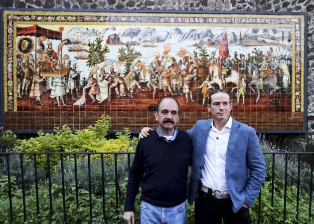 Recontre entre les descendants de cortes et de moctezuma ii