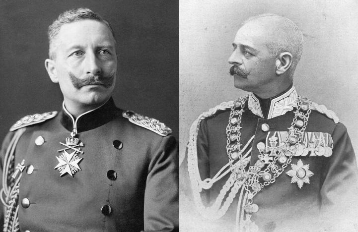 Guillaume II et Frédéric-Auguste II