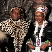 Shiyiwe Mantfombi Dlamini  et le roi Goodwill