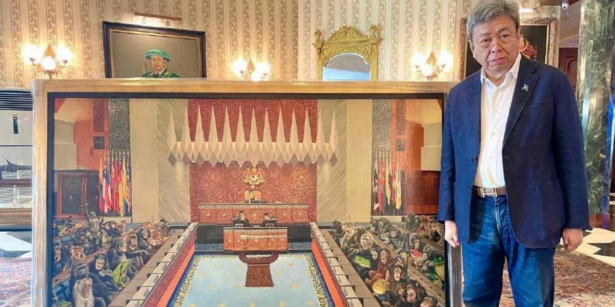 Le sultan de Sélangor face à la peinture controversée @Dynastie