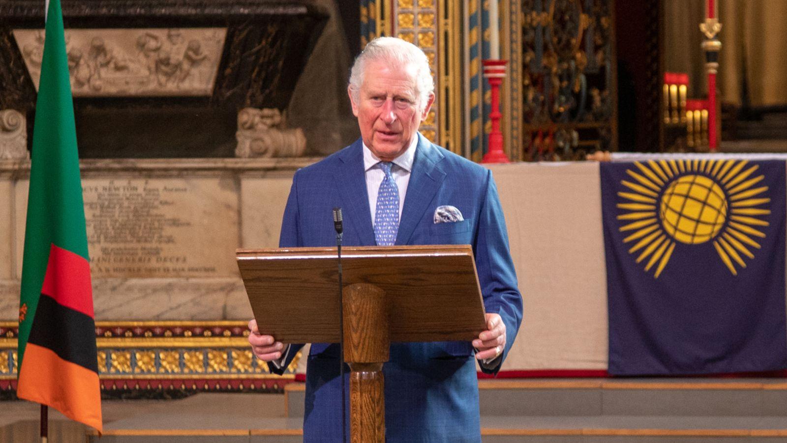 Le prince Charles, discours aux pays du Commonwealth Photo Skynews