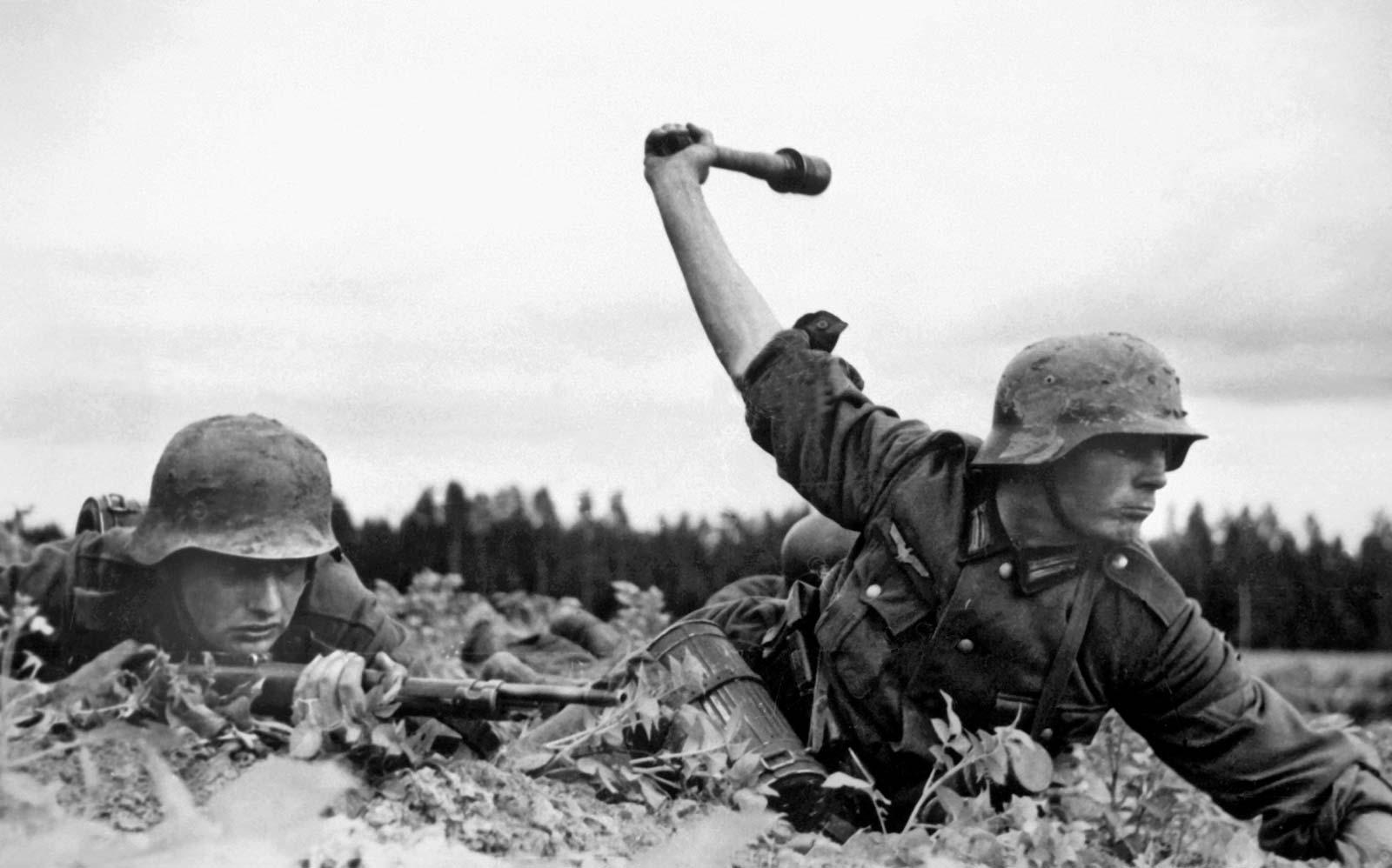 Soldats allemands de loperation barbarosa