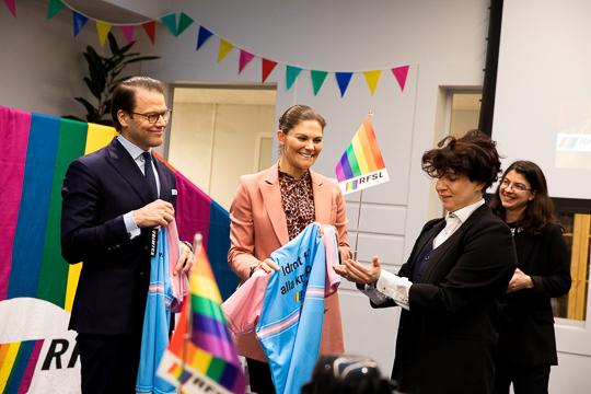 La princesse Viktoria de Suède soutenant les gays